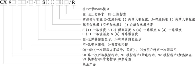 CX9000系列開關(guān)狀態(tài)綜合指示儀